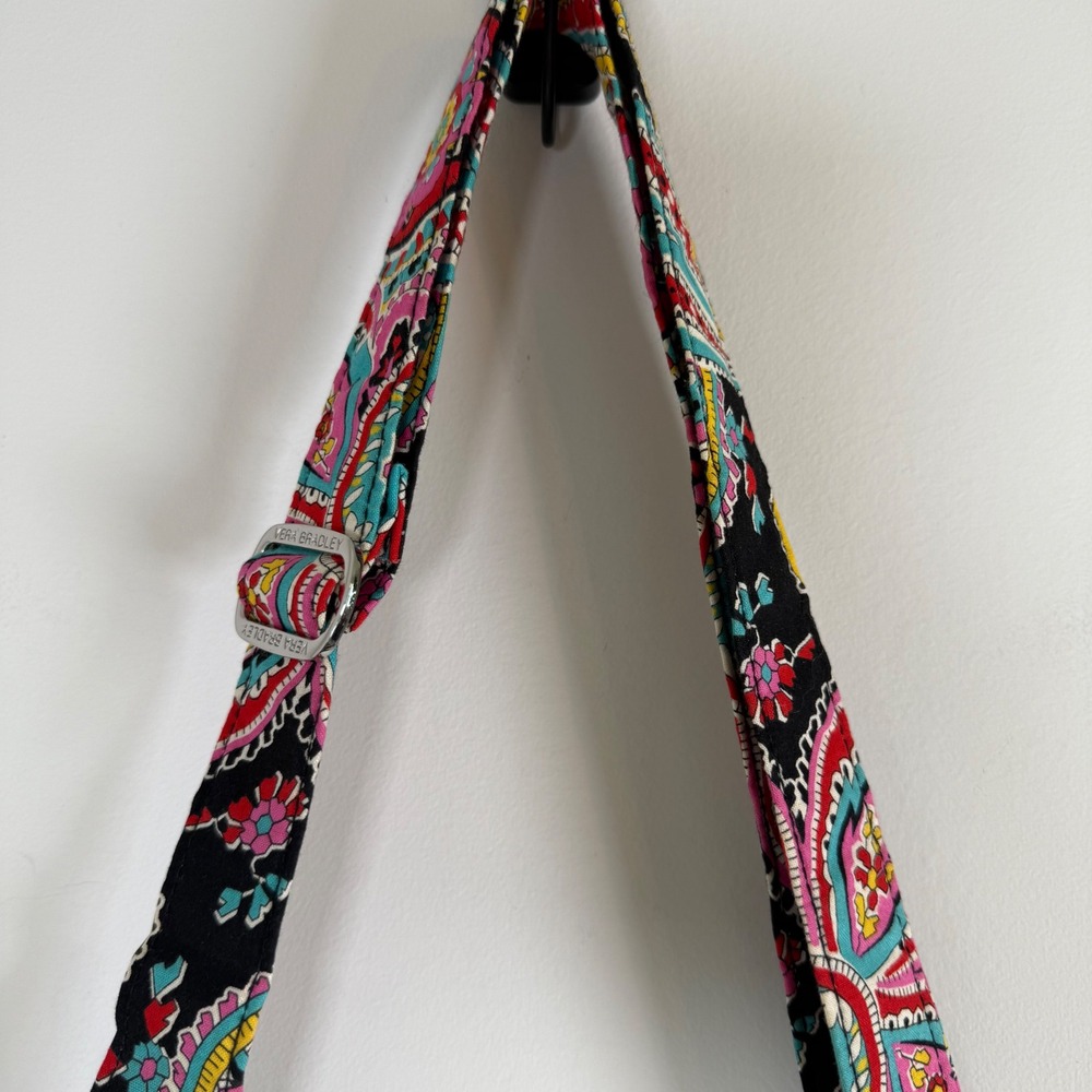 Vera Bradley Parisian Paisley Print Hipster Crossbody Bag Purse Multicolor - Picture 3 of 5